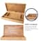 Pacific Arc 13" x 8" Bamboo Paint Box with Palette & 4 Compartments